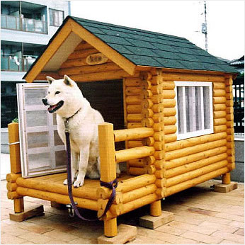 ログペットハウス/犬小屋/犬舎1100型(デラックス)組立方式 | 株式会社 